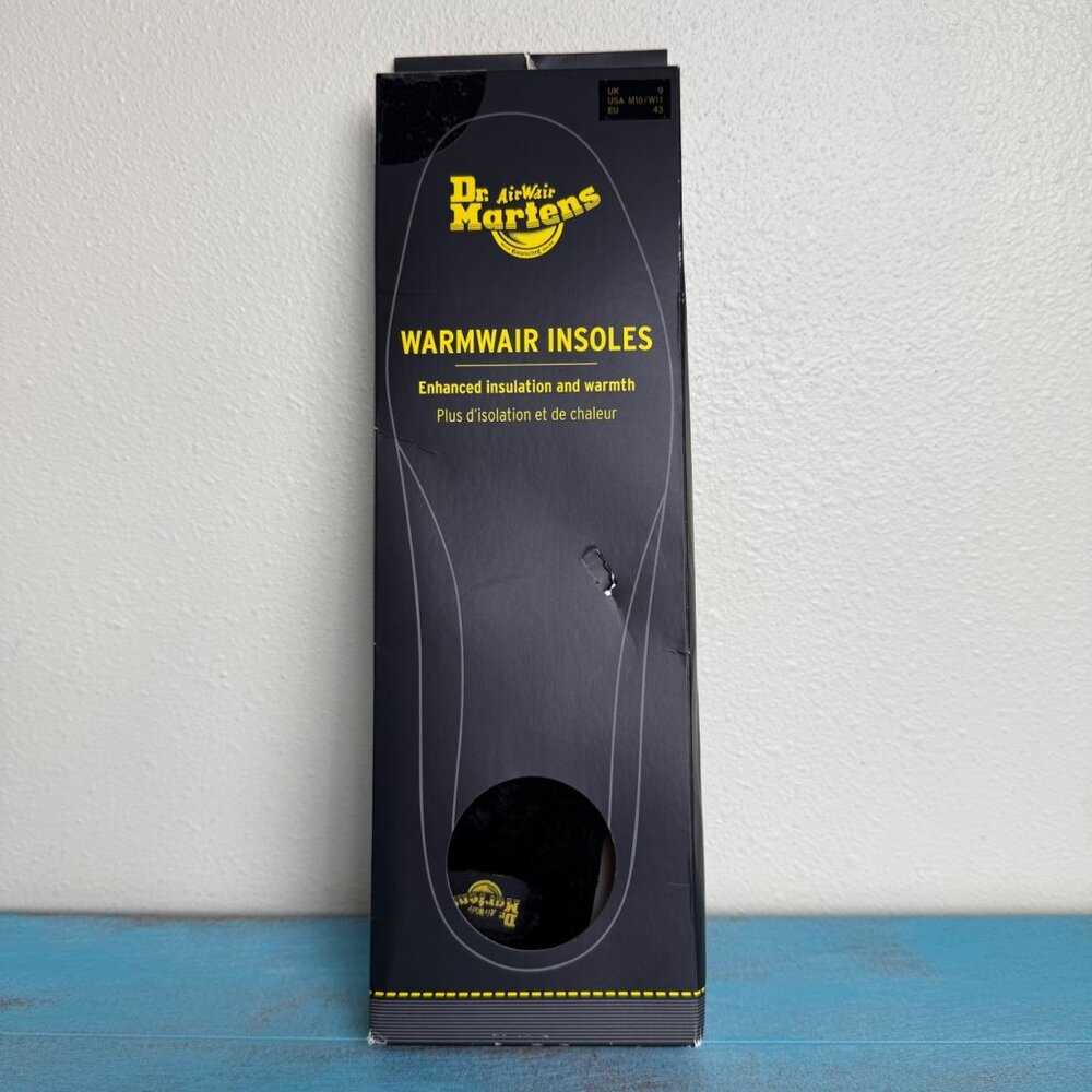 Dr. Martens Cushion Shoe Insoles in Black US Size M10/W11 NEW